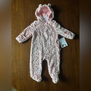 NWT PINK LEOPARD PRINT JUMPSUIT